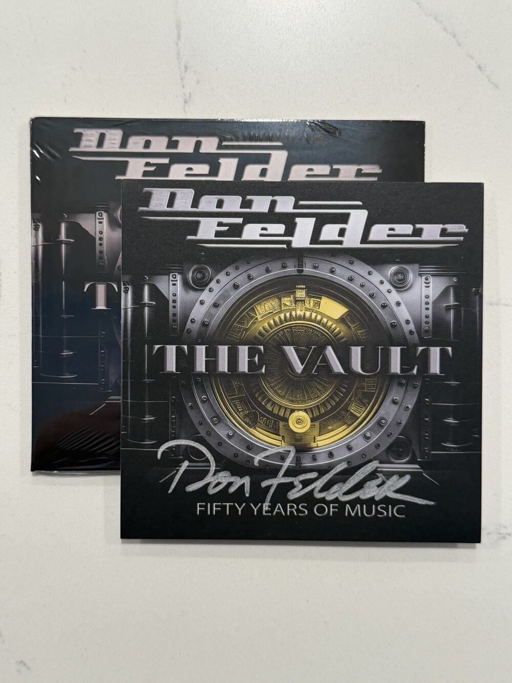 DON FELDER (Eagles) - Signed CD Autographed Art Card #1